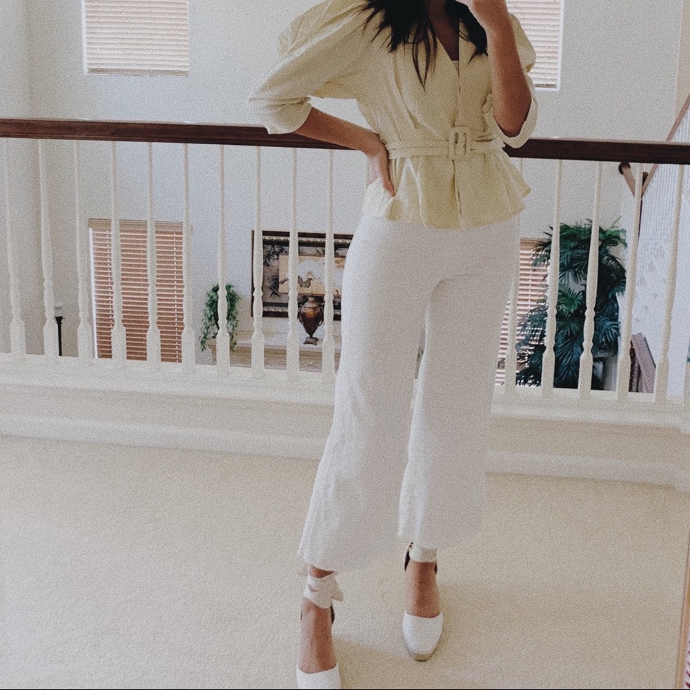 High waisted culotte